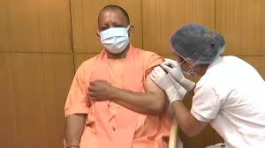 No need to register, buy now! Uttar Pradesh Cm Yogi Adityanath Receives First Dose Of Covid 19 Vaccine India News India Tv