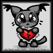 Black And White Broken Heart Cartoon Pin On Love Kills Slowly
