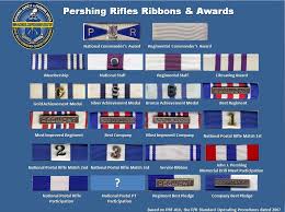 P R Awards Ribbons Pershing Rifles History
