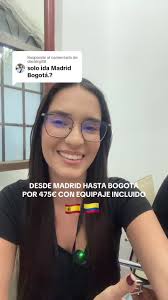 Boleto de ida a Bogotá desde Madrid por 475€