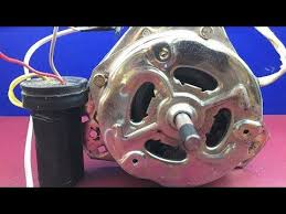 Easy Electric Motor Repair How To Connect Capacitor To Washing Machine Dryer Motor Youtube Washing Machine Motor Electric Motor Electronics Diy Hacks