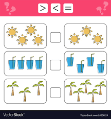 Learning Mathematics Numbers Choose More Less Or Equal Tasks For Children Workshee Kids Math Worksheets Kindergarten Worksheets Preschool Math Worksheets