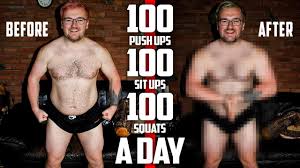 The aim is to do 100 body. This Guy Did 100 Pushups Situps And Squats For 30 Days