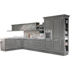 Gray kitchen countertop and cabinet combinations are modern and timeless at the same time. China Modern Gray American Style Wooden Kitchen Cabinets Solid Wood China Kitchen Cabinets European Style Kitchen Cabinet Factory