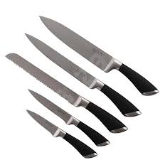 Limited time sale easy return. Orion Uh Motion Set Of 5 Kitchen Knives Stainless Steel Knife Set Alzashop Com
