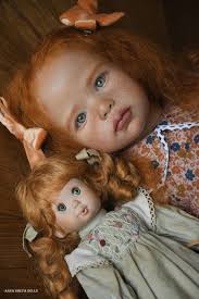 Happy Fall, everyone! 🧡 Introducing Lily, beautiful freckled little  redhead! I love autumn and I love redheads! 🧡 I have been wanting to  create a doll like this for years, but never