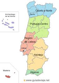Limita al norte con galicia (provincias de pontevedra y ourense) , comunidad autónoma de españa. Mapa De Portugal
