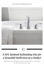 All the accessories you will need like a brush and the gloves to keep your hands safe are part of the kit. 8 Diy Bathtub Refinishing Kits For A Beautiful Bathroom On A Budget Sage Cottage Architects Refinishing Kit Bathtub Refinishing Kit Inexpensive Bathroom Remodel