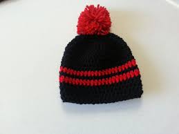 Black And Red Crochet Beanie Hat Texas Tech Facebook Com Loopsbyjoshsmom Crochet Mens Hat Mens Crochet Beanie Mens Crochet
