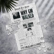 Find all the books, read about the author, and more. New York Times Front Page Jigsaw Puzzle Newspaper Front Page Puzzle Birthday Puzzle Myphotobags