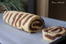 Personnellement j'ai choisi une ganache au chocolat pralinoise au lieu du nutella et j'ai vraiment apprécié le gout. Biscuit Roule Imprime Tigre Garni De Ganache Au Chocolat Nana Et Chocolat