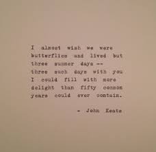 John Keats Quote Typed On Typewriter Typewriter Poem Etsy Keats Quotes John Keats Quotes John Keats