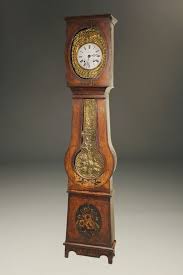 19th century french comtoise grandfather clock with automated pendulum located in winter park, fl a french country comtoise, or grandfather clock, with polychrome painted pine case and embossed brass pendulum. Antique French Tall Case Clock