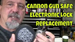Cannon Gun Safe New NL Lock and Keypad Replacement