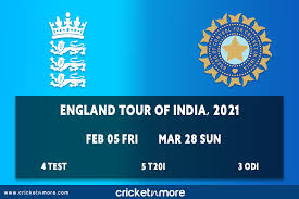 In a first, the bcci on monday announced the schedule of india's entire home season which will comprise five tests, nine odis and 12 t20s. England Tour Of India Series 2021 Squad Teams Venues Schedule At Cricketnmore