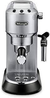 Traditional milk frother for hot water and steamenjoy rich coffee creations with the delonghi dedica espresso and cappuccino machine. Amazon Com De Longhi Ec685m Dedica Deluxe Automatic Espresso Machine 1 Metallic Kitchen Dining