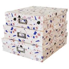 Create some space with our wide range of storage bins & boxes. Soul Lane Decorative Storage Cardboard Boxes With Lids Artfully Abstract Set Of 3 Paperboard Nesting Boxes For Buy Online In Canada At Canada Desertcart Com Productid 199907206