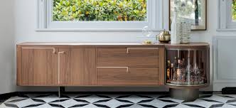 A contemporary sideboard is a low cabinet or table often used for storing and displaying kitchenware or other items. Sideboards Cupboards Contemporary Dining Furniture London