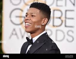 FILE - In this Jan. 10, 2016 file photo, Bryshere Y. Gray arrives at the  73rd annual Golden Globe Awards in Beverly Hills, Calif. Gray, who plays a  younger brother of Jussie