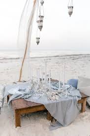 Serendipity Destination Sea Wedding Inspiration Picnic Table Wedding Boho Beach Wedding Beach Table