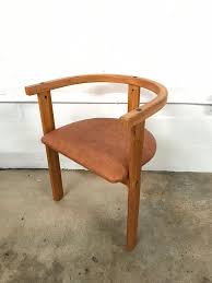 Set Of Four Oak Dining Chairs Style Of Carlo Scarpa Circa 1968 For Sale At 1stdibs Oak Dining Chairs Dining Chairs Chair