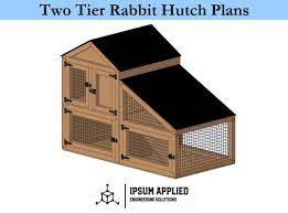 Two Tier Rabbit Guinea Pig Hutch