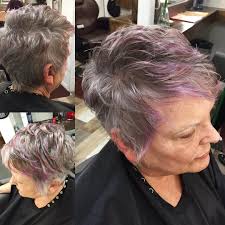 Short purple hair doesn't need to be, well, completely purple. 50 Best Looking Hairstyles For Women Over 70 Hair Adviser