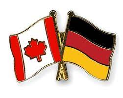 Auch in deutschland ist das konzept noch. Kanada Deutschland Flagge