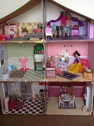Dining table + 6 chairs (or 3 chairs and bench), 1/6 dollhouse, doll furniture, dollhouse, bjd, barbie, diy kit. Diy Barbie Dollhouse Diy Kids Toys Doll House Diy For Kids