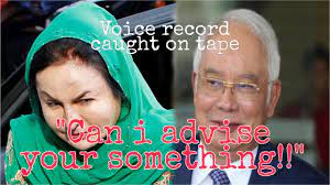 Rosmah was heard directing her husband on how to take charge and manage the 1mdb scandal that erupted in 2016 when the us justice department announced its before anyone could say take a chill pill rosie, the catchphrase 'can i advise you something?' became a thing on social media. Rosmah And Najib Voice Caught On Recorded With Subtitles Can I Advise You Something Youtube