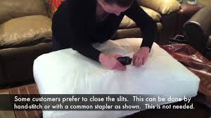 If it's not, you can remove the cover from the zipper and replace the filling and batting. How To Fix Sagging Furniture Cushions