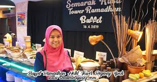 Nak tempah, sila hubungi +603 2264 2264. Semarak Rasa Ramadhan Di Hotel Tower Regency Ipoh Perak Memenuhi Citarasa Hidangan Berbuka Puasa Ala Kampung