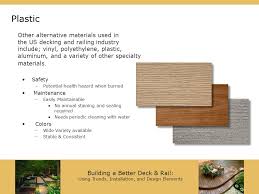 The macro deck is a simple, easy to use but less efficient alternative to matric. Building A Better Deck Rail Ppt Video Online Download
