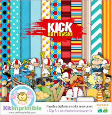 Clarence francis kick buttowski is the titular main protagonist of the series kick buttowski: Digital Paper Kick Buttowski M2 Digital Paper Patterns Characters And Accessories