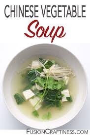 Easy Authentic Chinese Vegetable Soup With Tofu Recipe In 2020 Chinese Vegetable Soup Chinese Soup Recipes Chinese Vegetables