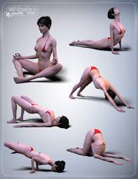 Animated Yoga Poses Visrudha Veena Veena Veena Yoga Poses Yoga Poses