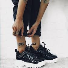 Birth Year Tattoo Designs Ankle 