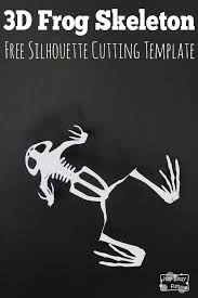 Now all of the child bones of that bone chain are selected. 3d Frog Skeleton Silhouette Template Itsybitsyfun Com Skeleton Silhouette Silhouette Template Skeleton For Kids