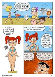 XJ-9 Beach (My Life As A Teenage Robot) [Garabatoz] - 1 . XJ-9 Beach -  Chapter 1 (My Life As A Teenage Robot) [Garabatoz] - AllPornComic