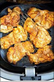 Lemon Pepper Air Fryer Chicken Thighs Recipe Air Fryer Recipes Healthy Air Fryer Recipes Chicken Air Fryer Chicken Thighs