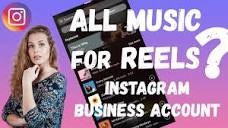How to get music for Instagram Reels if you have Business account ...