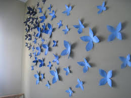 It is the use of raffia that helps emphasize the boho vibe of the mirror, which then makes it fit seamlessly into similar decorations around the room. How To Make Cute Butterfly Wall Decor From Paper Printmeposter Com Blog