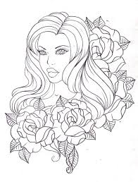 This item has 14 instance color pages and 46 outline pages to paint. Tattoos Coloring Pages 60 Pictures Free Printable