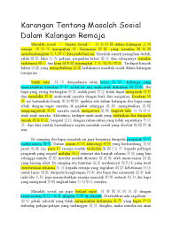 Contoh forum gejala sosial dalam remaja. Karangan Tentang Masalah Sosial Dalam Kalangan Remaja