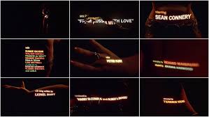 From russia with love (original title). From Russia With Love 1963 Art Of The Title