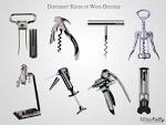 Different types of wine openers