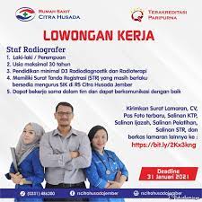 Explore tweets of radarjember.id @radarjember_id on twitter. Lowongan Kerja Staf Radiografer Juli 2021