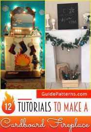 Easily create stunning promotional flyers, posters, social media graphics and videos in minutes by customizing our. 12 Tutorials To Make A Cardboard Fireplace Guide Patterns