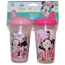 Disney Minnie Mouse Clubhouse Slim Sippy Cups Pink 2 Count Walmart Com Minnie Mouse Clubhouse Baby Sippy Cup Toddler Sippy Cups