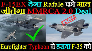 However, if it comes to wvr dogfights, f15 has the clear advantage due to its higher thrust, higher service ceiling, rate of climb, maneuverability etc. To Win Mmrca 2 0 Deal F 15 Ex Can Beat Rafale But F 35 Can T Able To Counter Eurofighter Typhoon Youtube